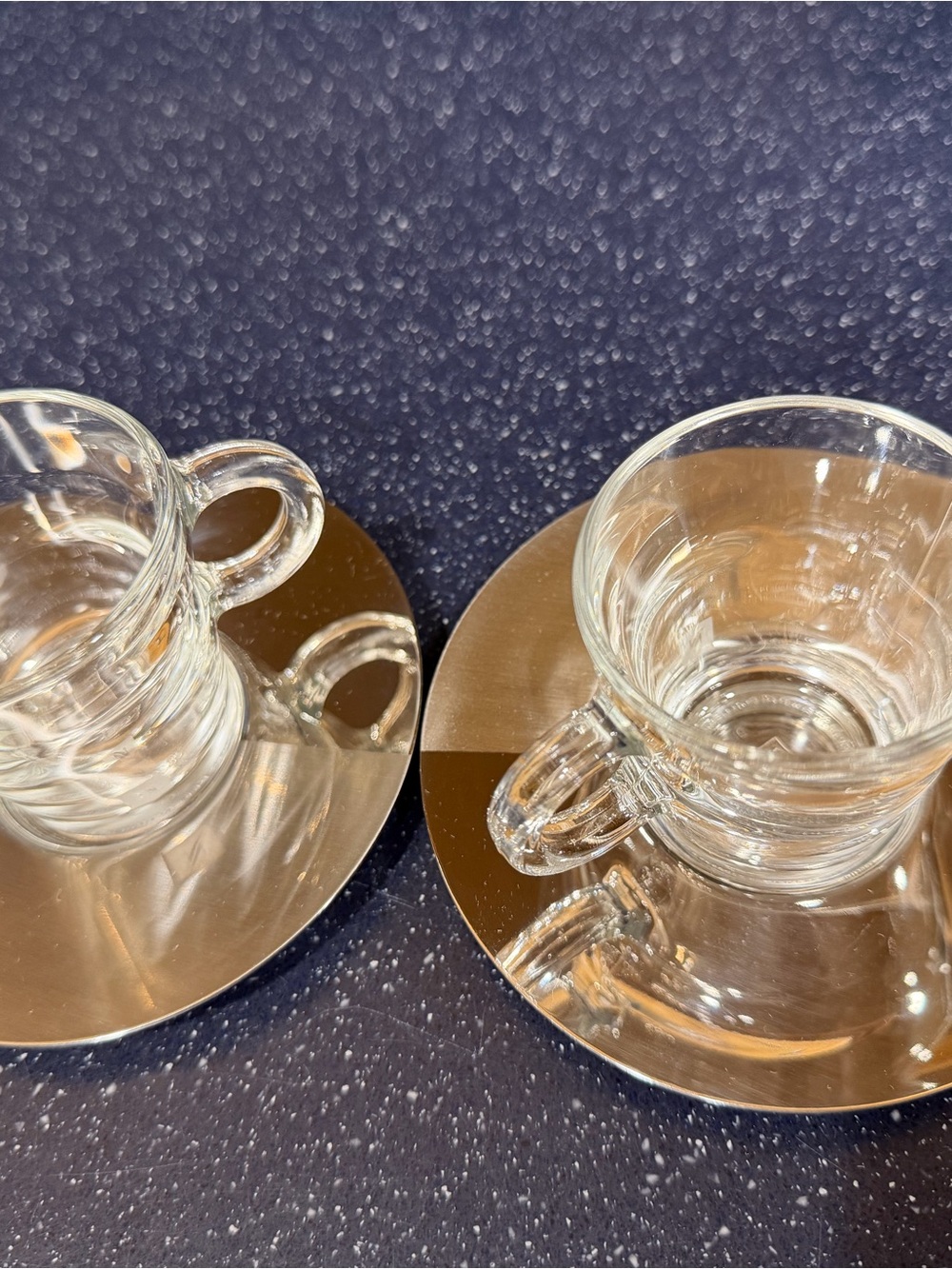 Nespresso View - Glass Espresso Cups with Stainless Saucers